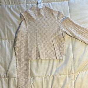 pacsun turtle neck crop top size: small